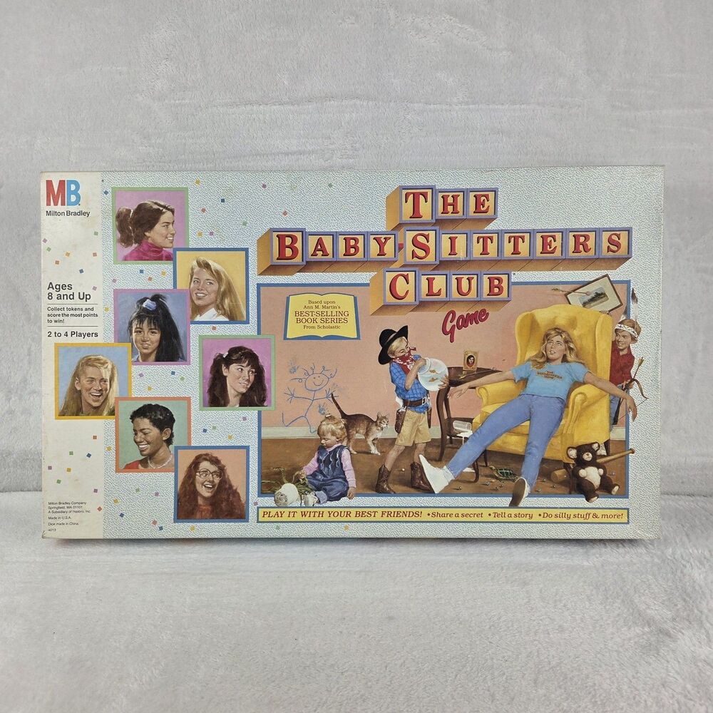 The Baby Sitters Club Board Game Complete Vintage 1989 Milton Bradley